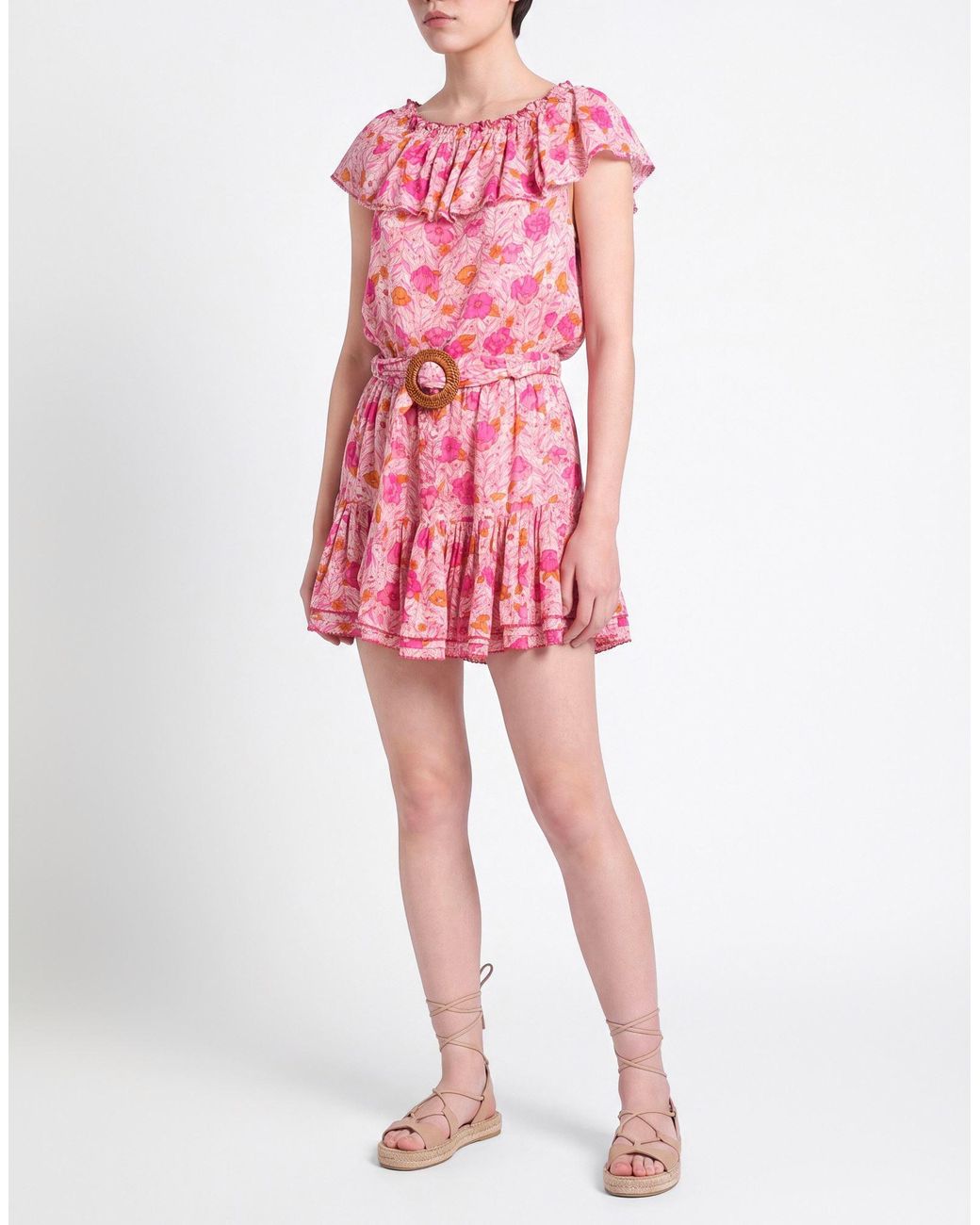 Poupette Pink Mini Dress Viscose