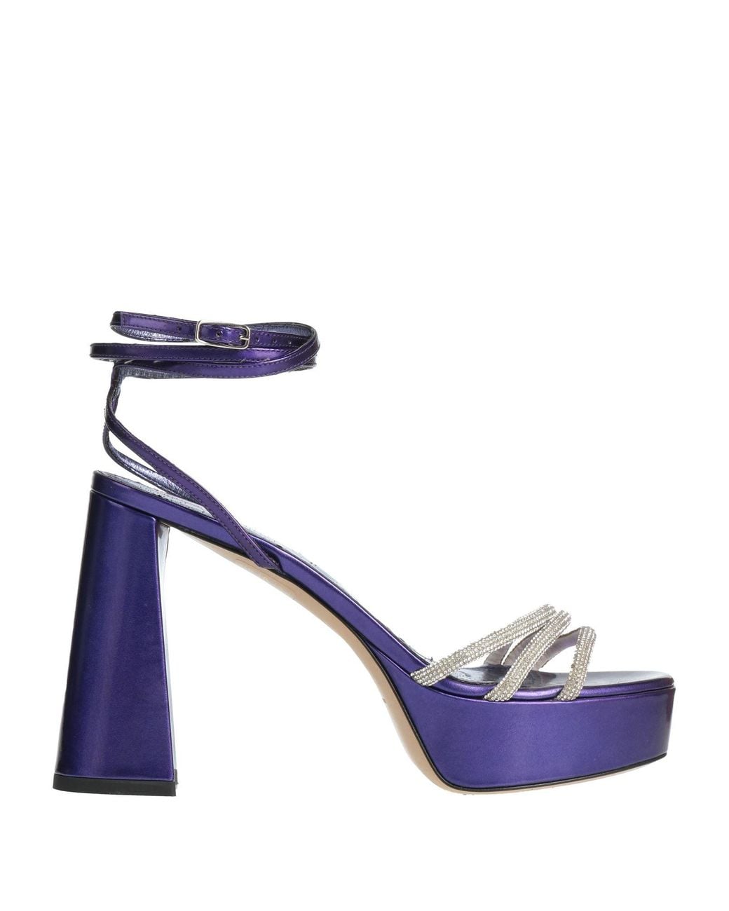 Bettina Vermillon Blue Sandals