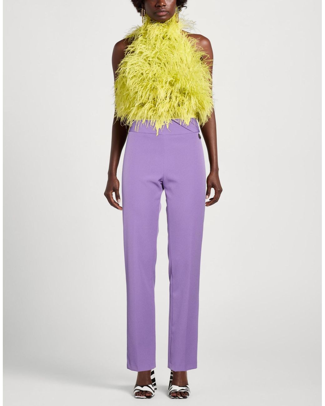 Gaelle Paris Purple Pants