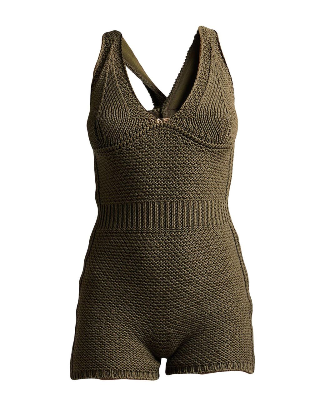 Max Mara Green Playsuits