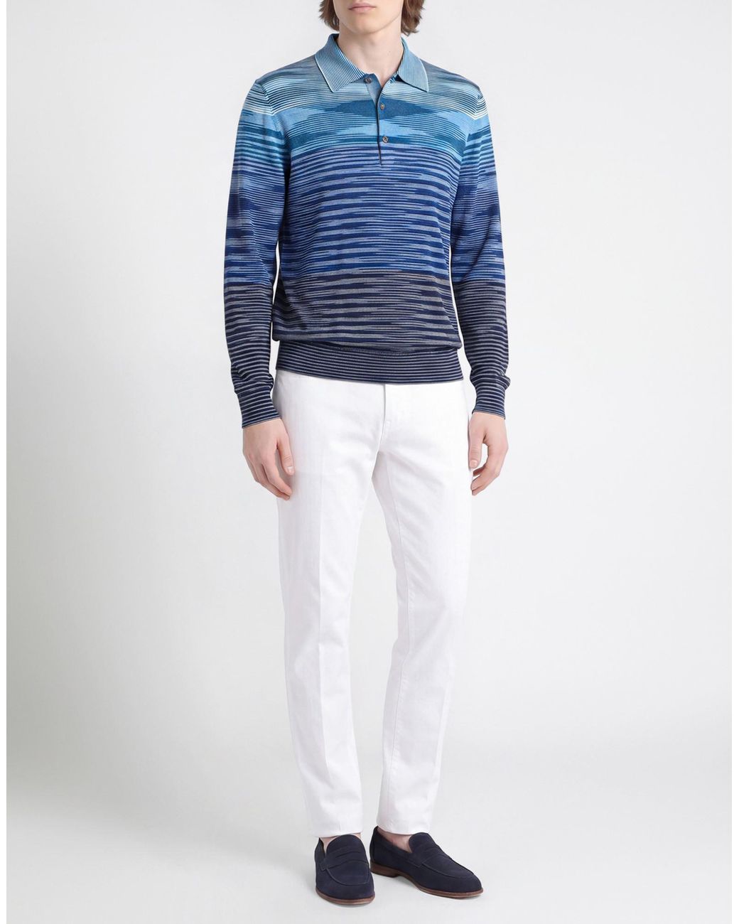 Missoni Blue Sweater Wool for men