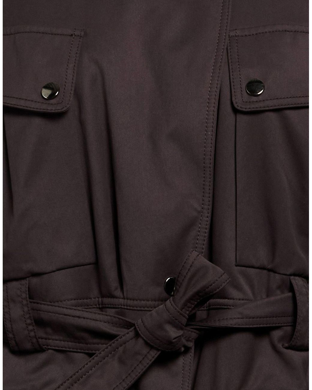 ANDAMANE Black Dark Jacket Polyester, Polyamide