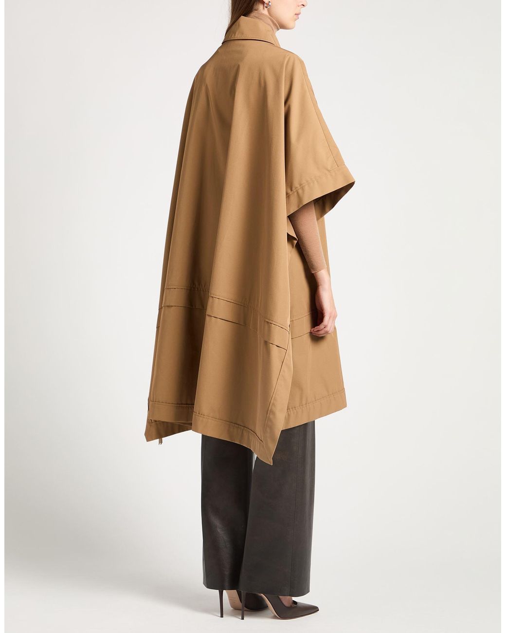 Alberta Ferretti Brown Cape