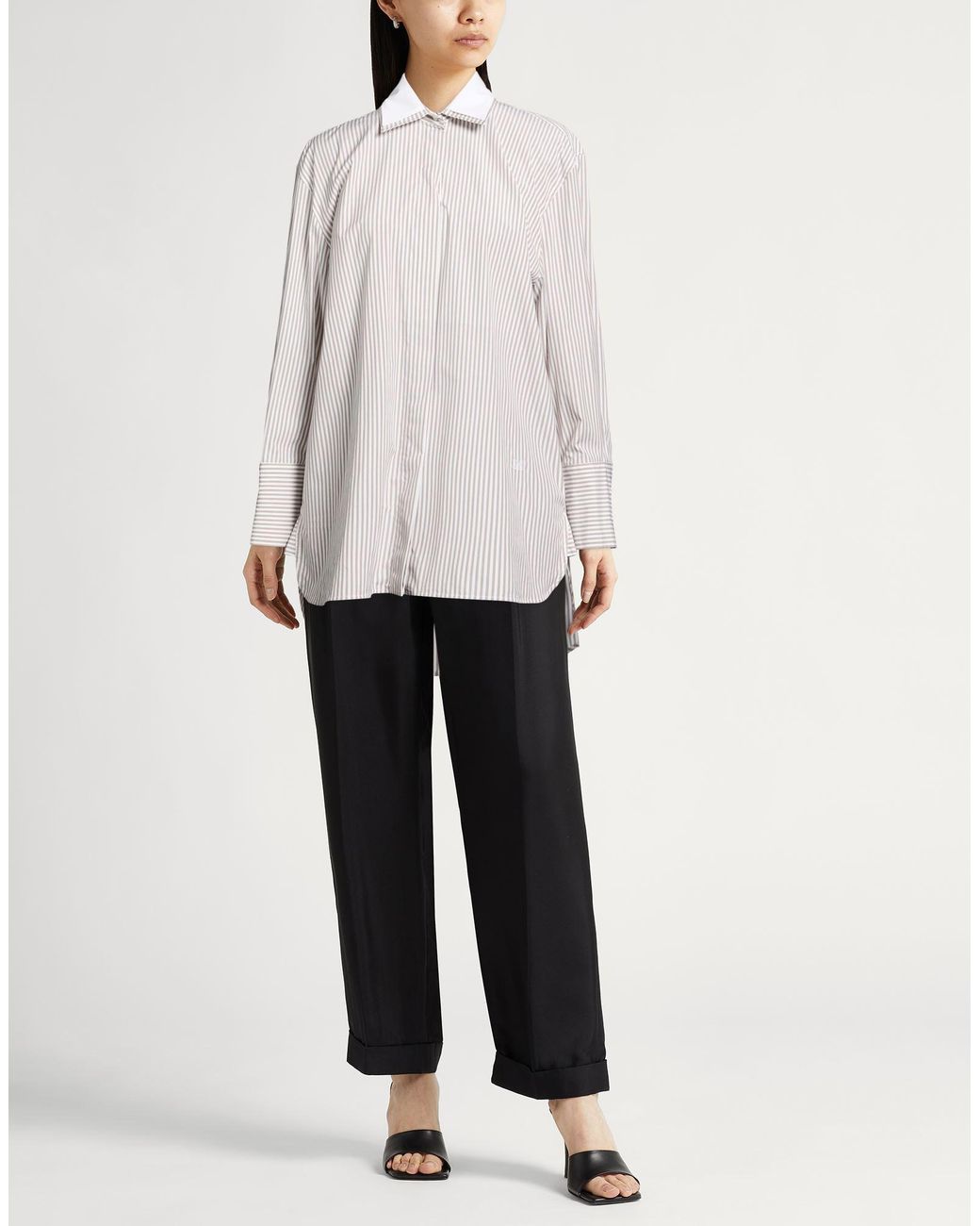 Max Mara White Shirt Cotton, Elastane