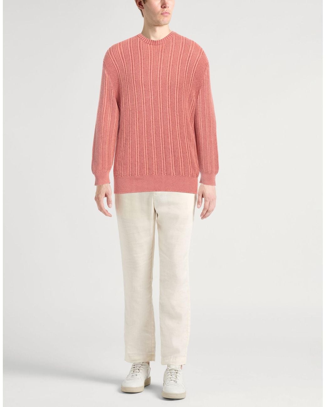 Agnona Pink Sweater Silk, Cashmere, Cotton for men