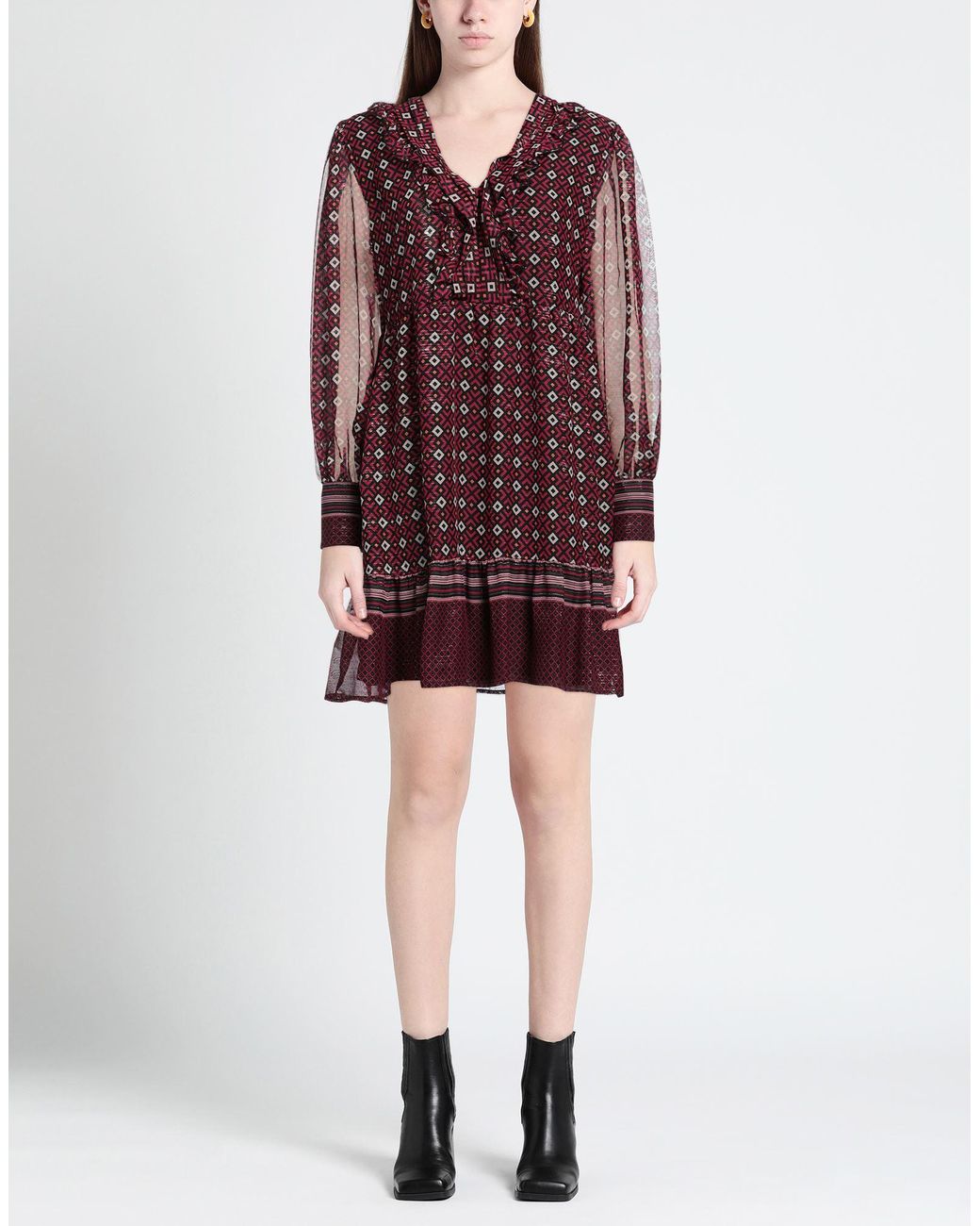 Liu Jo Purple Mini Dress