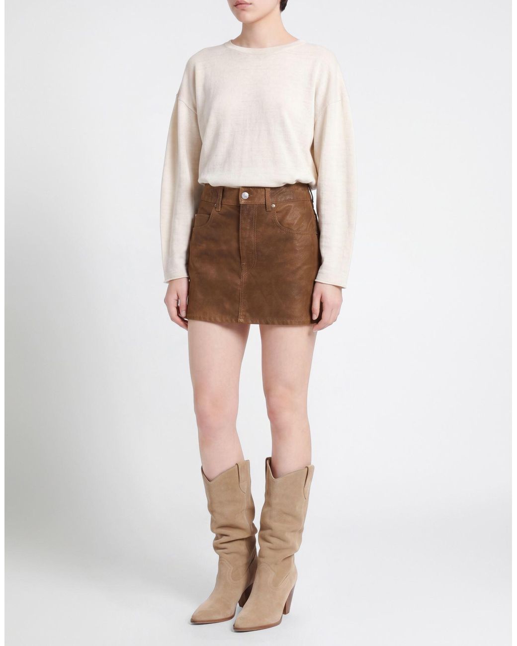 Minigonna di Isabel Marant in Brown