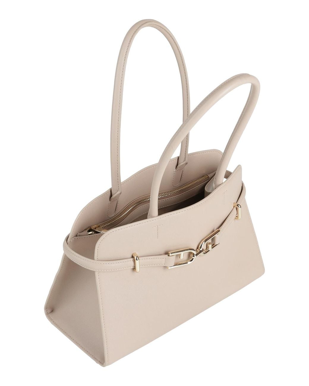 Furla Natural Handbag Leather