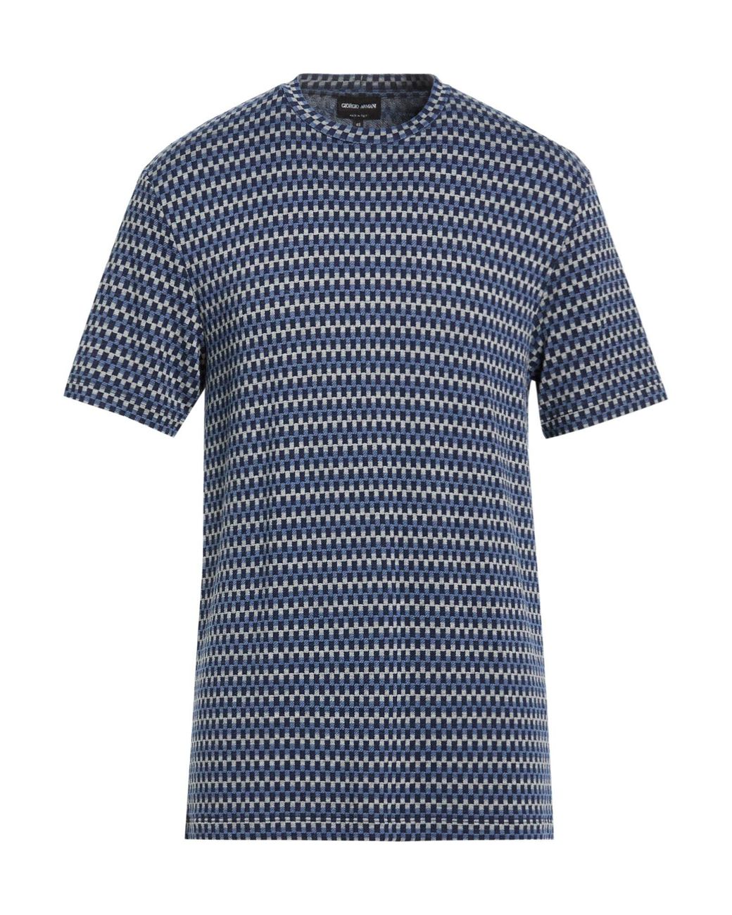 Giorgio Armani Blue Sweater Viscose, Elastane for men