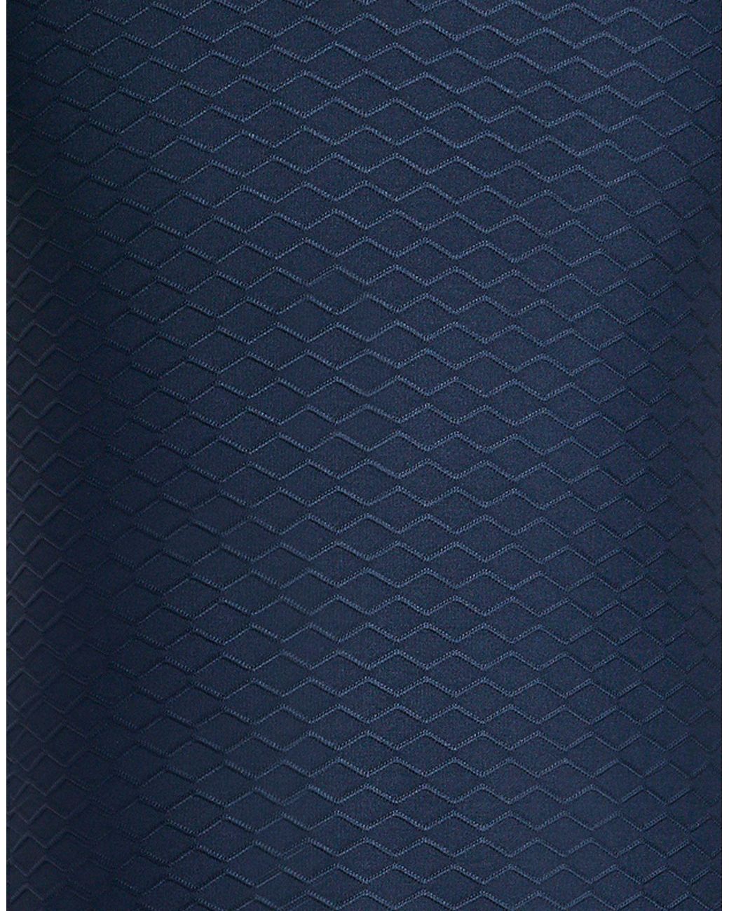 EA7 Blue Midnight Polo Shirt Polyester, Elastane for men