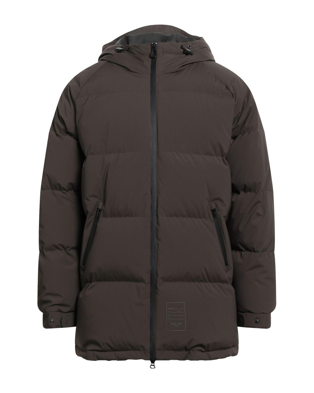 Paltò Gray Puffer for men