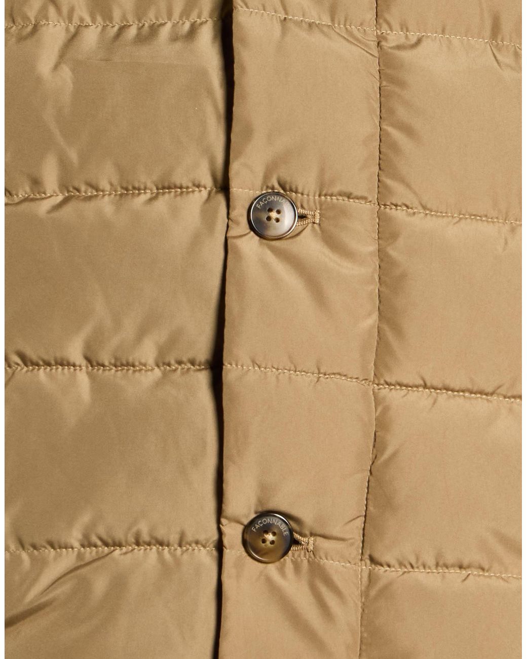 Façonnable Natural Sand Vest Polyester for men