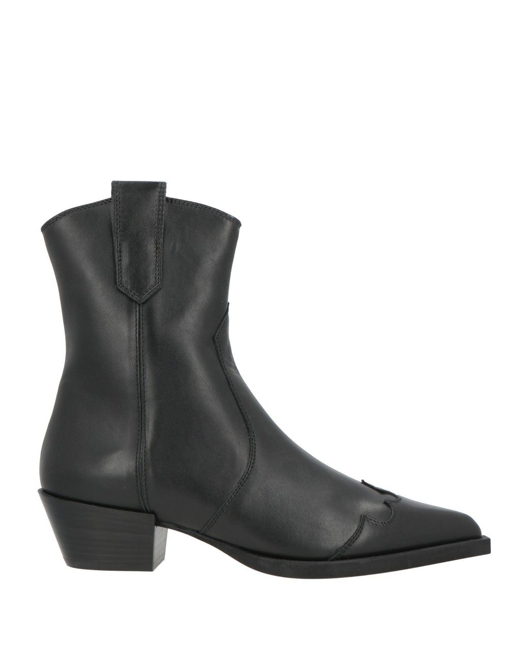 Copenhagen Shoes Black Ankle Boots