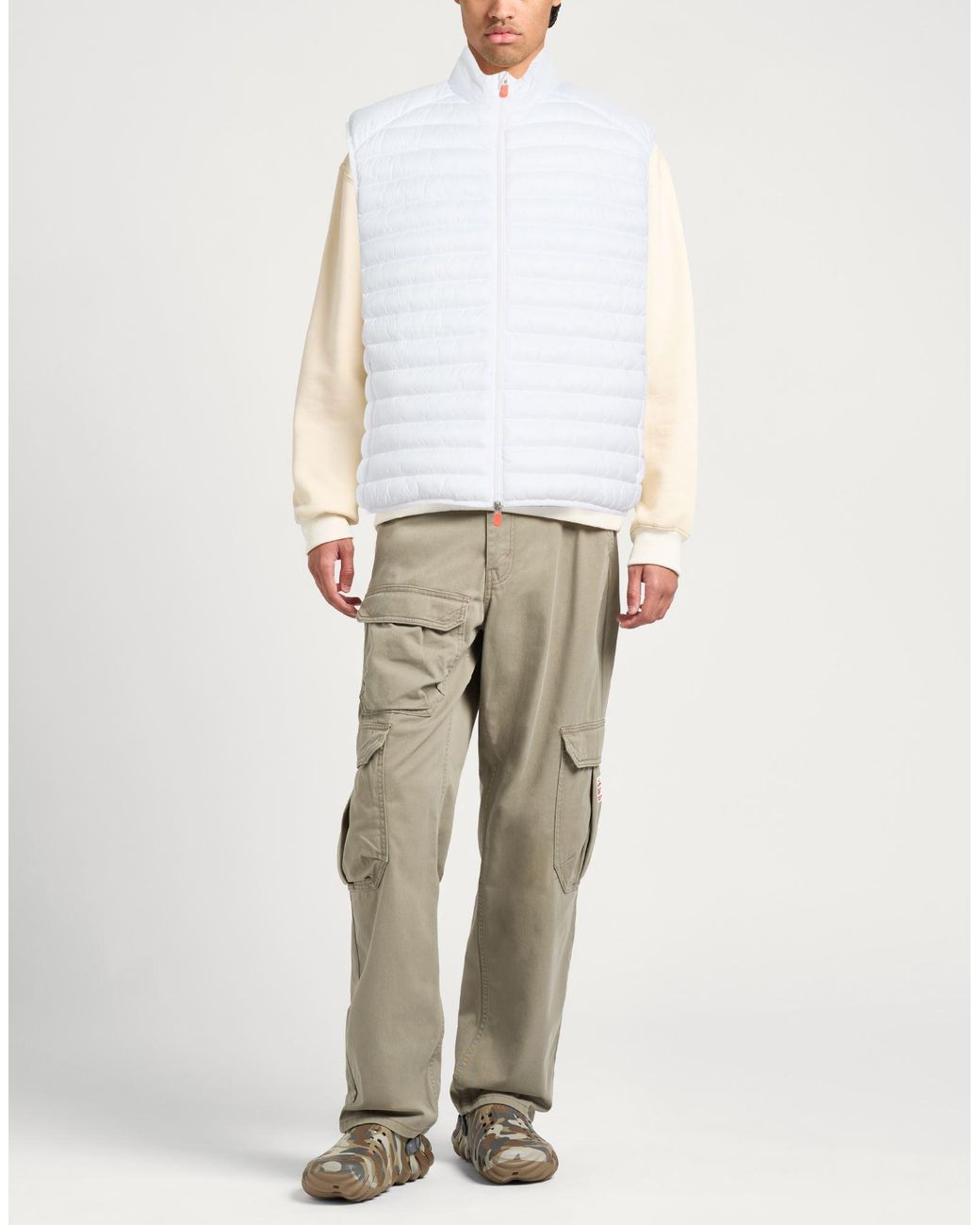Save The Duck White Vests for men