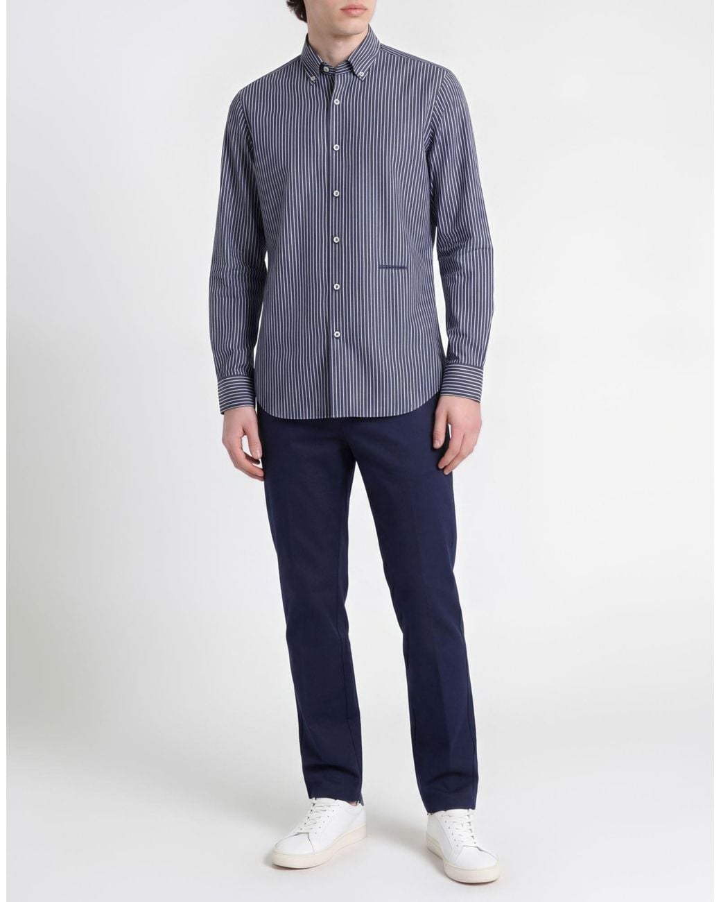 Ice Iceberg Blue Slate Shirt Cotton for men
