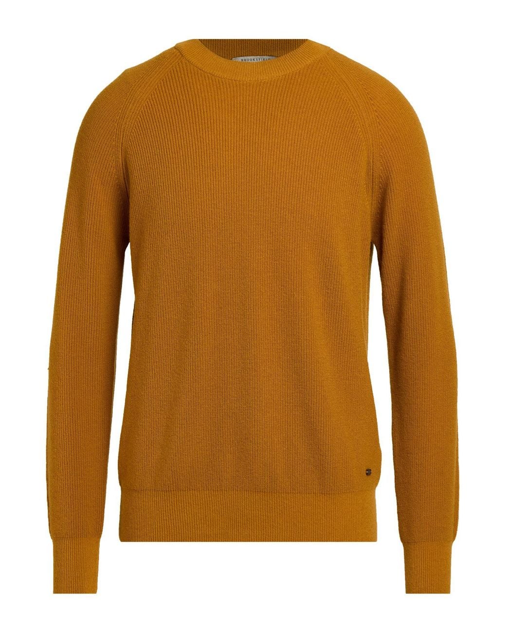 Brooksfield Brown Sweater Wool for men