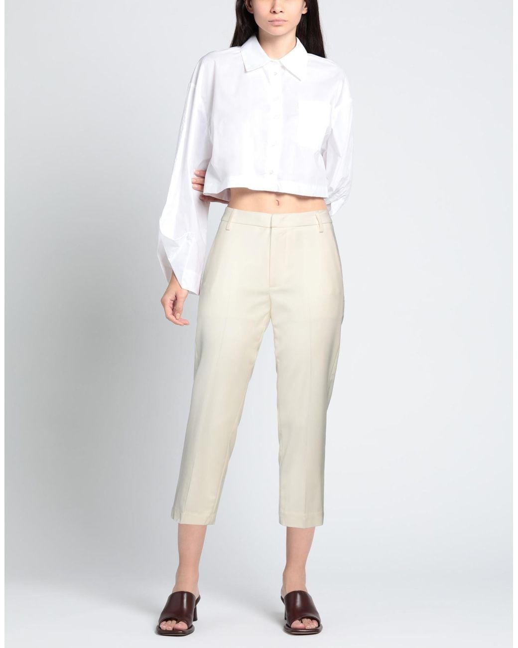 Dondup White Trouser