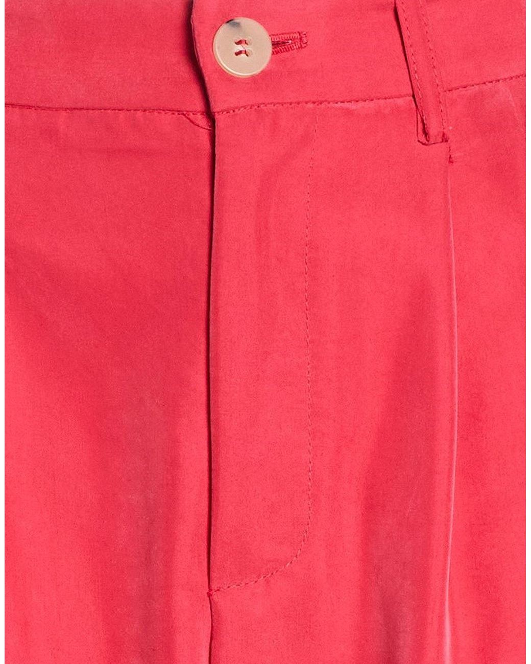 SOLOTRE Red Pants Modal, Polyester