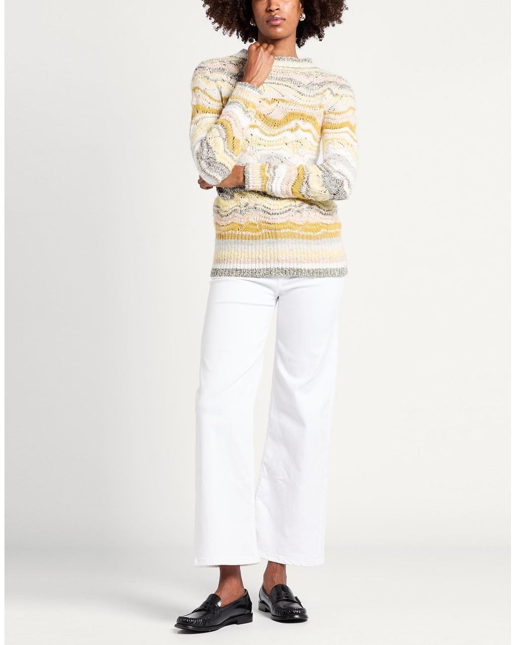 Missoni Natural Marigold Sweater Wool, Cotton, Polyamide, Alpaca Wool, Synthetic Fibers