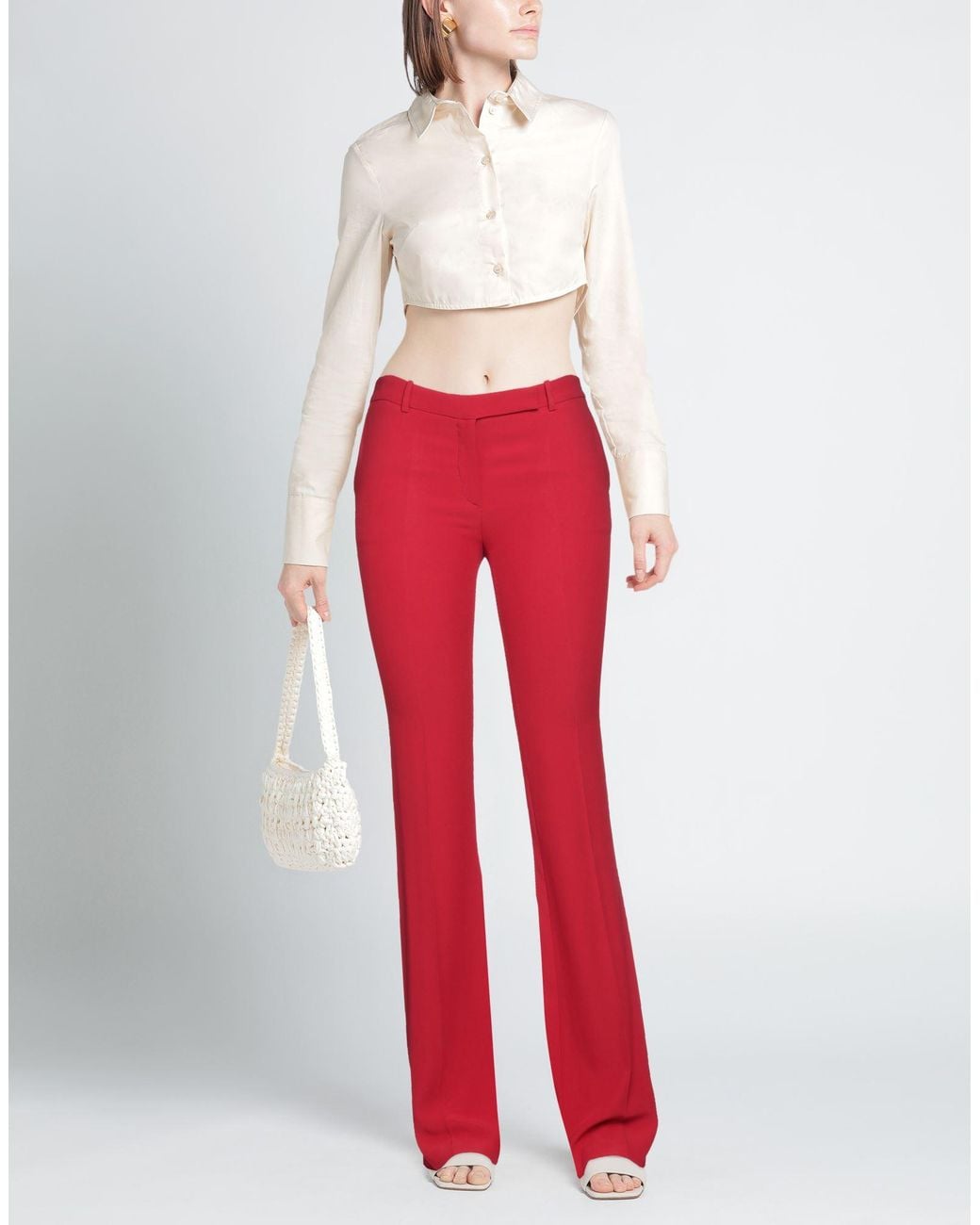 McQueen Red Trouser