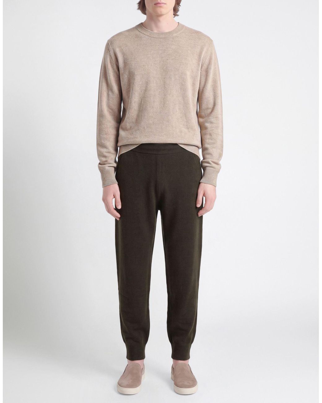Aion Gray Military Pants Cashmere for men