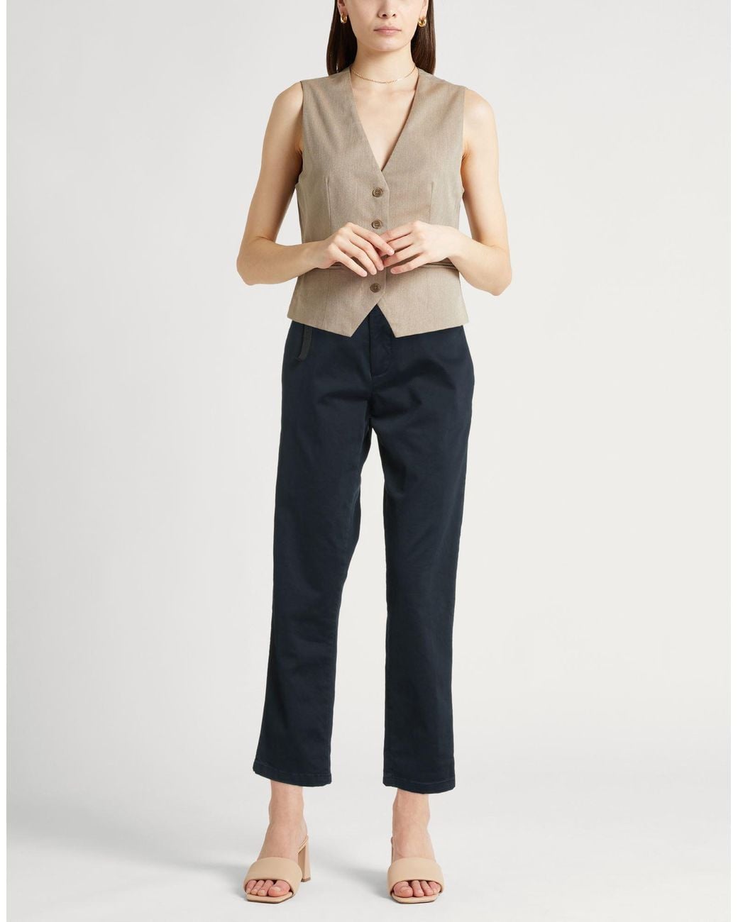 White Sand Blue Trouser