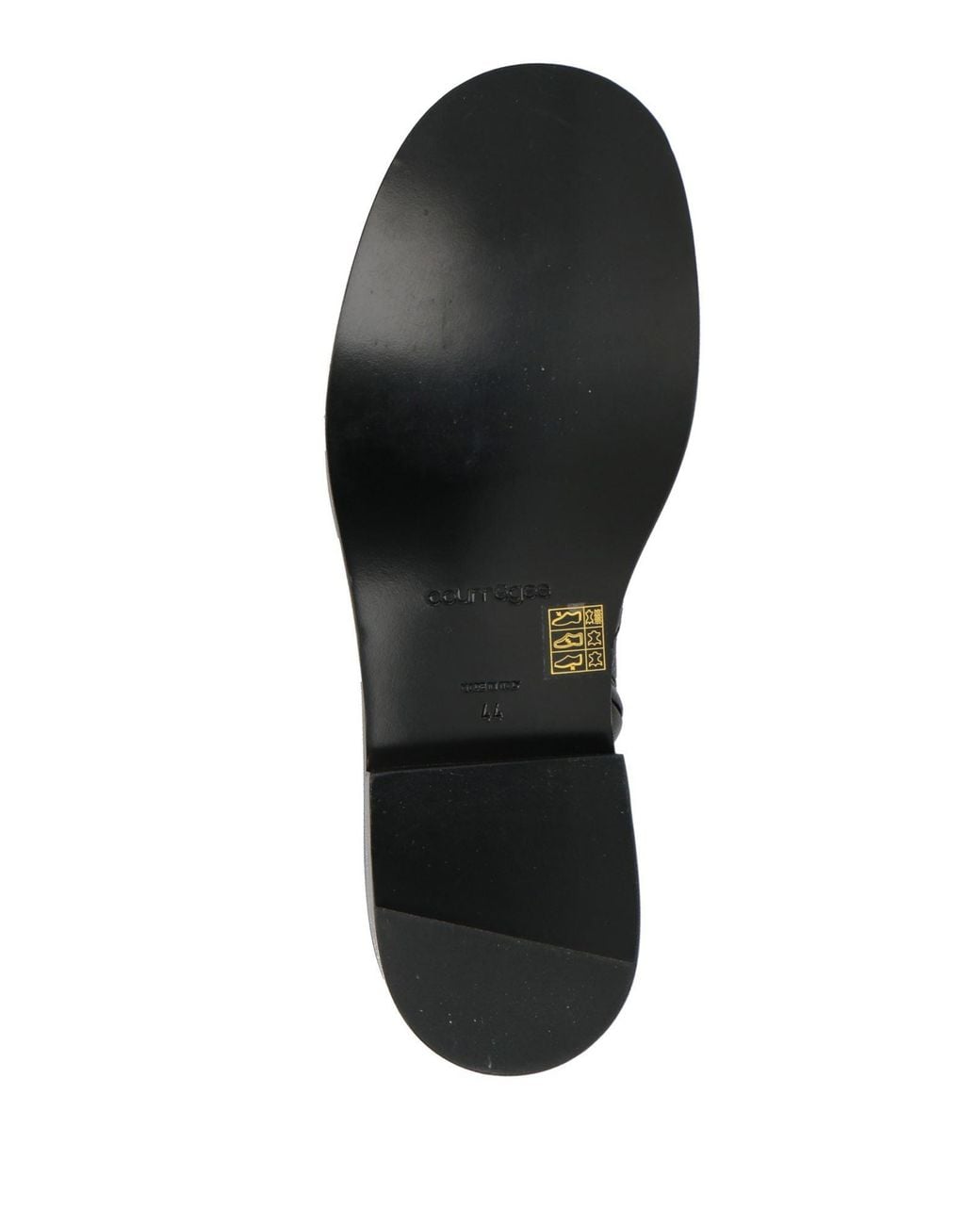 Courreges Black Boot Leather for men