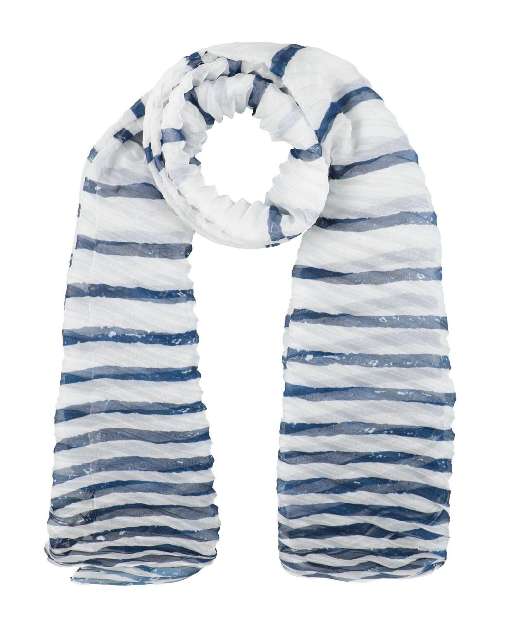 Emporio Armani Blue Scarf Polyester