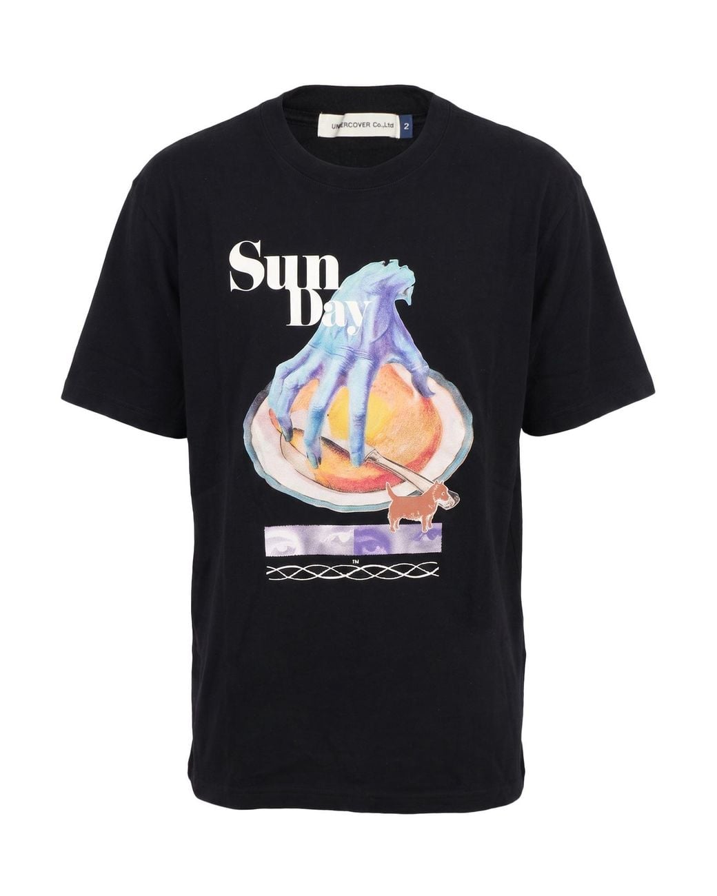 Undercover Black T-Shirt Cotton for men