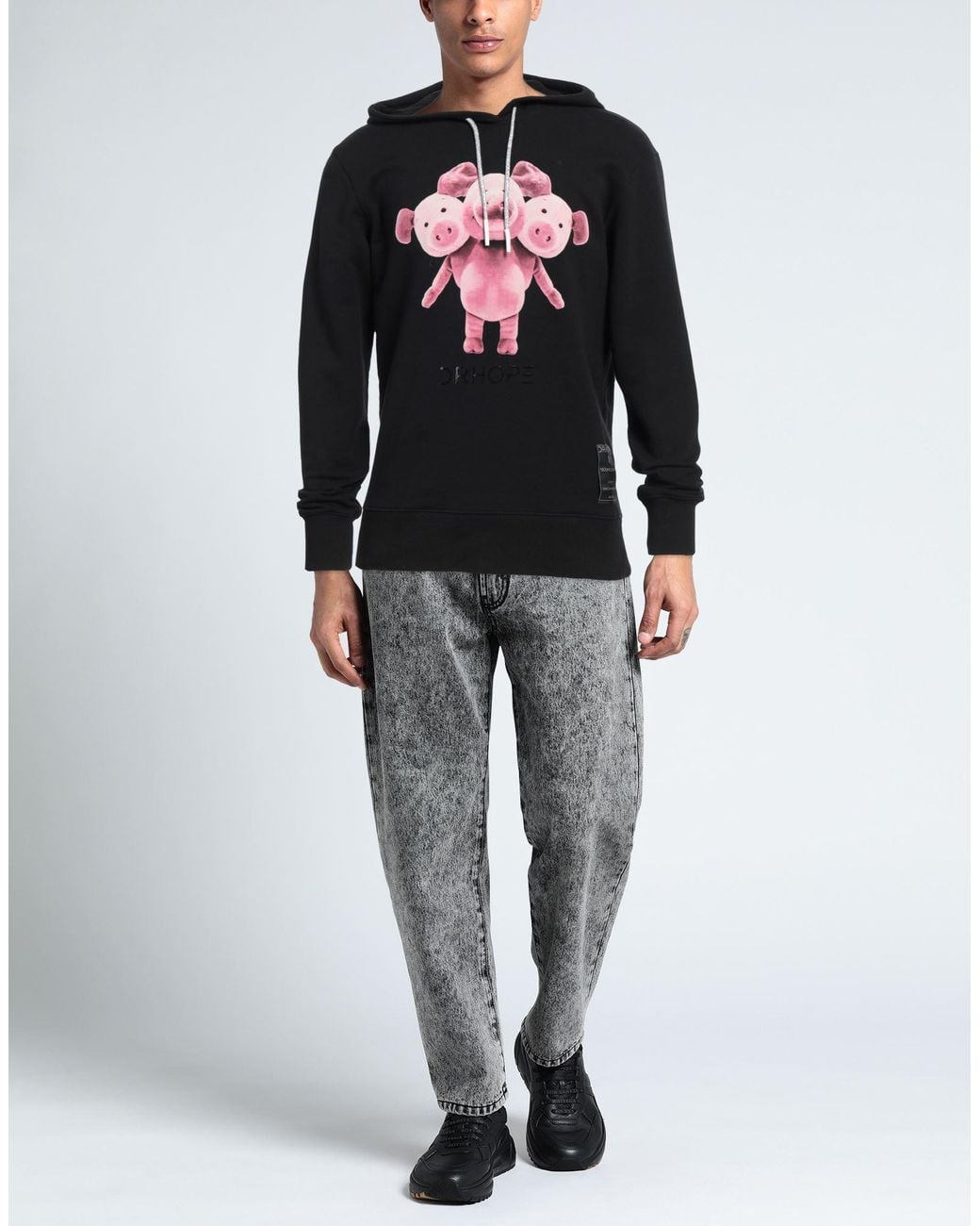 DR. HOPE Black Sweatshirt for men