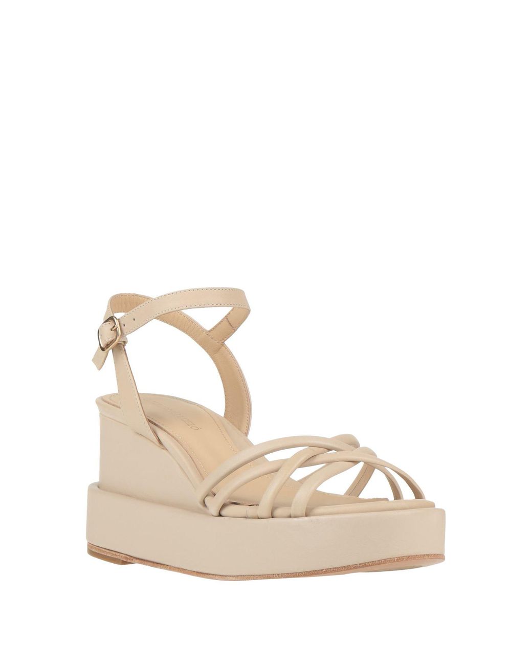 Paloma Barceló Natural Sandals Leather