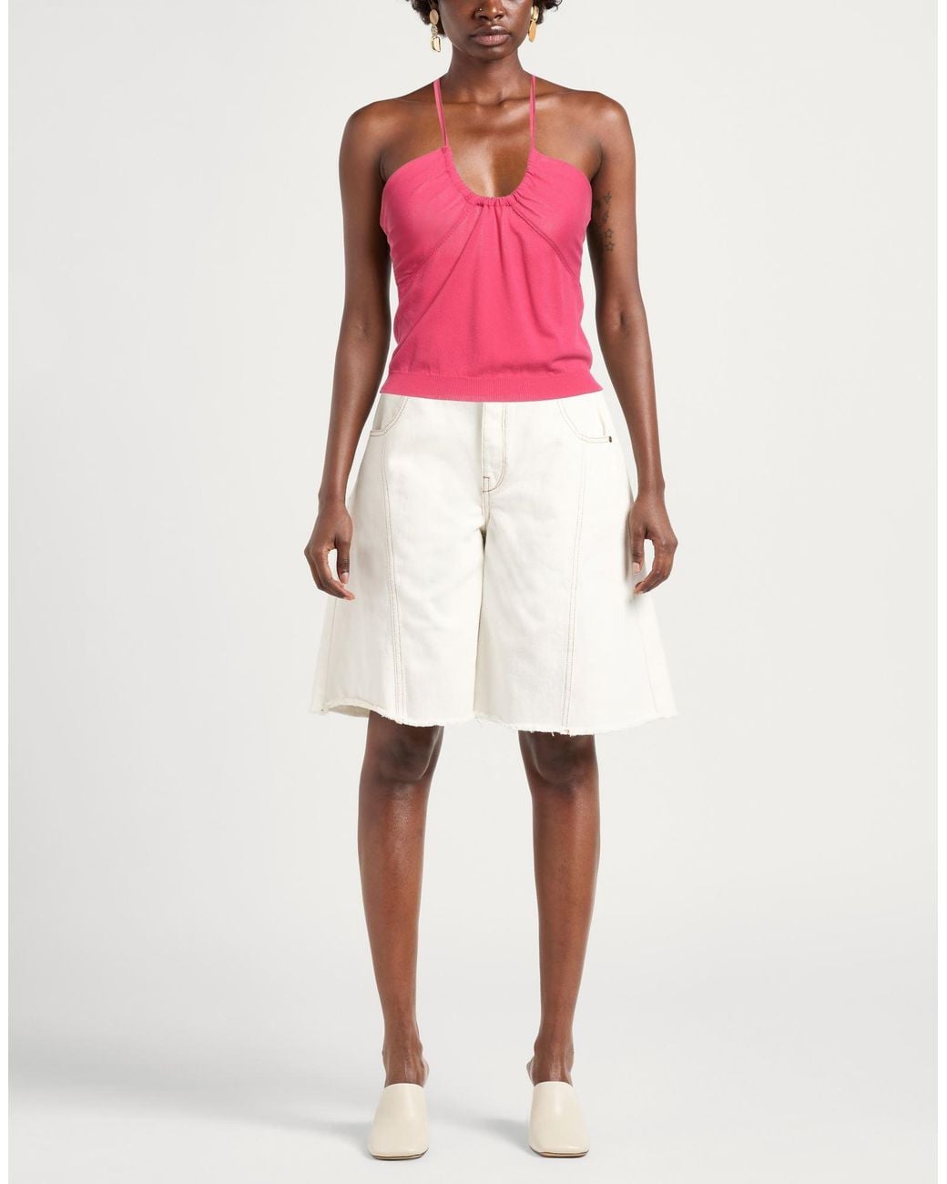 Kaos Pink Top Viscose, Polyamide