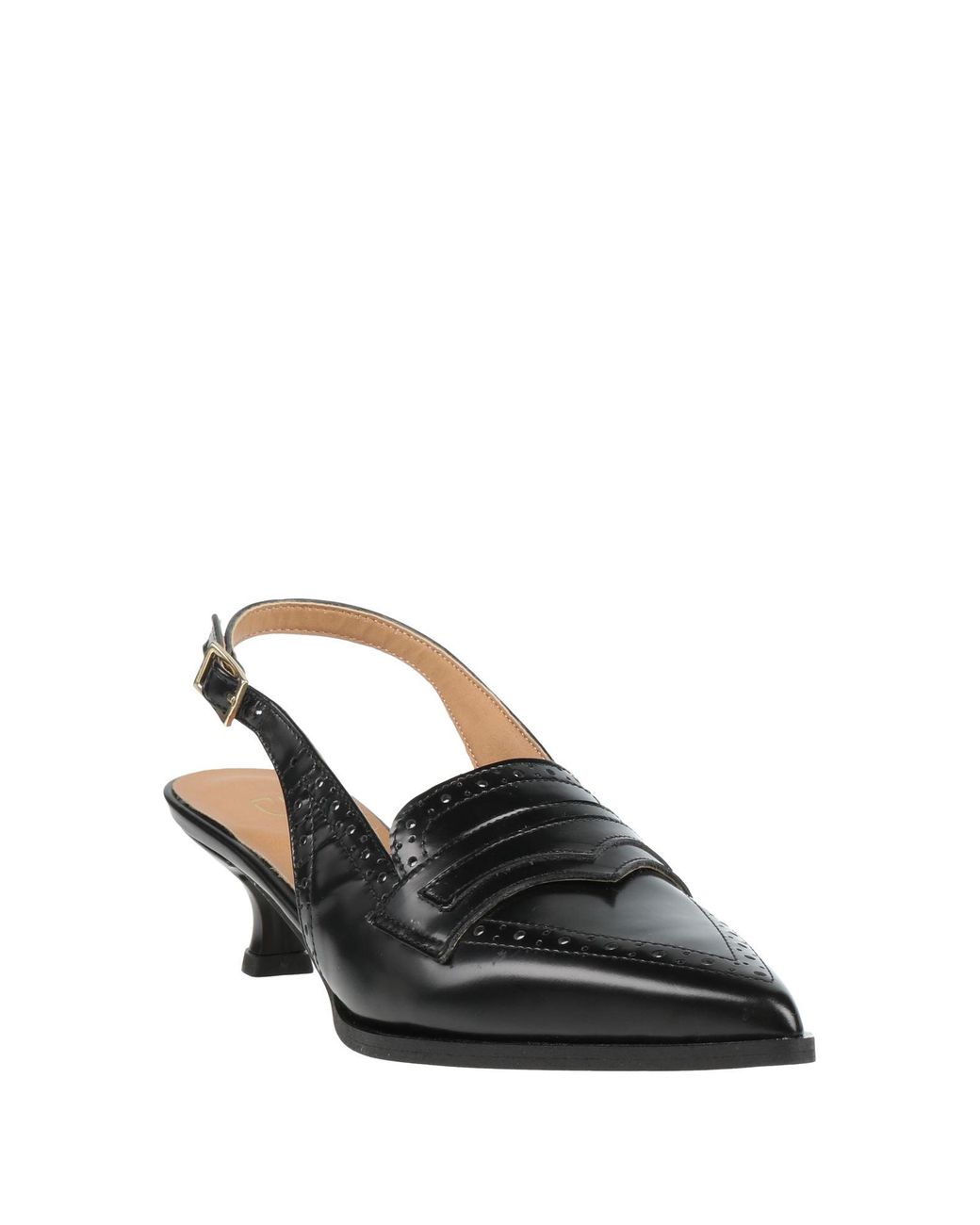 Divine Follie Black Pumps Leather