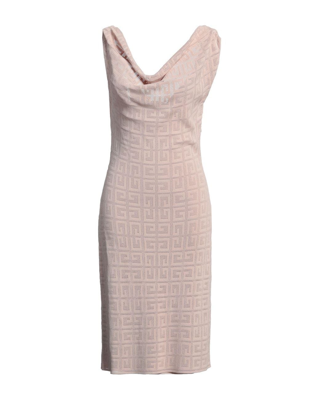 Givenchy Natural 4G Draped Dress