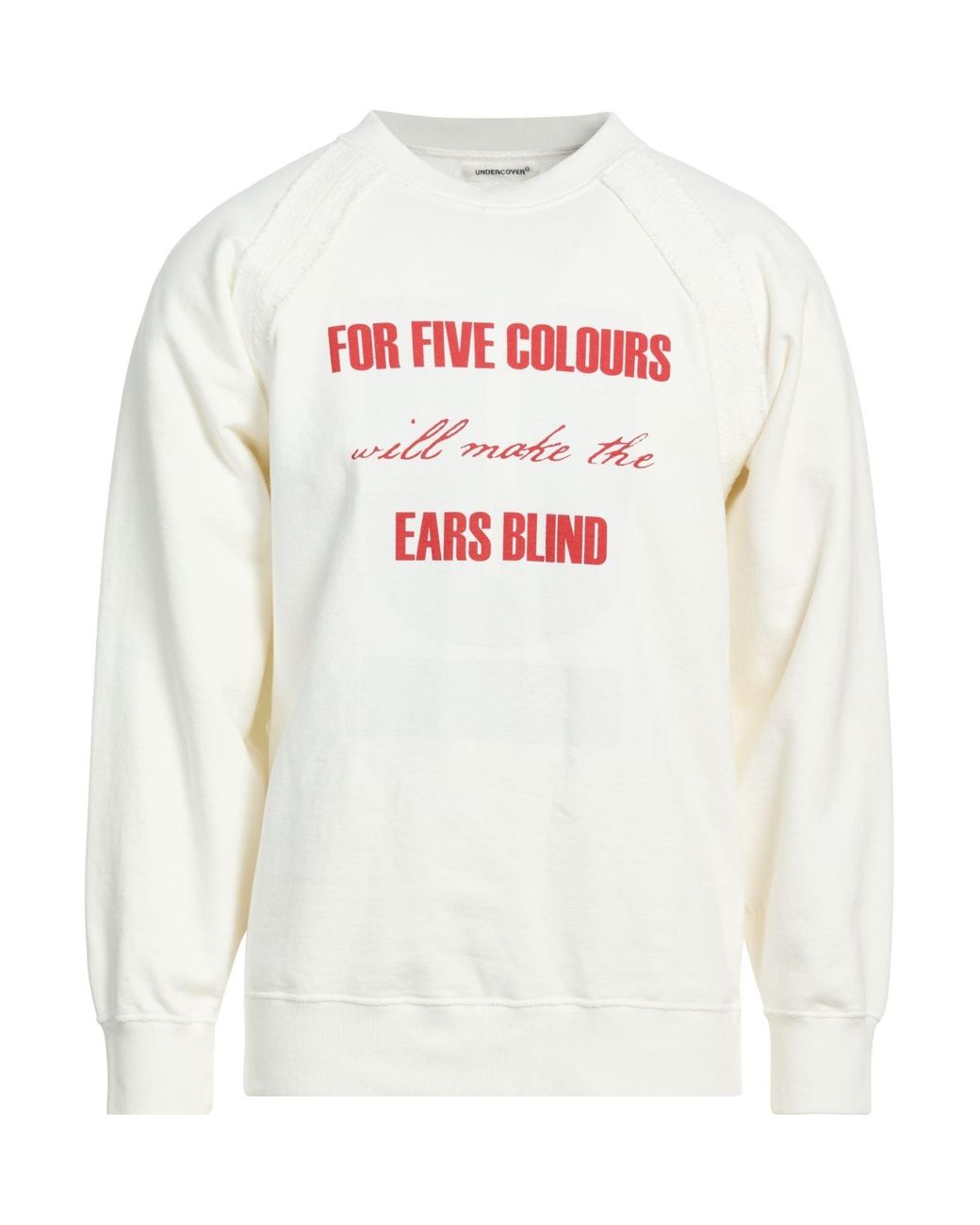 Undercover White Sweatshirt Cotton, Polyurethane for men