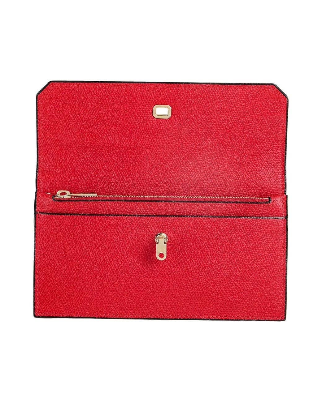 Valextra Red Wallet