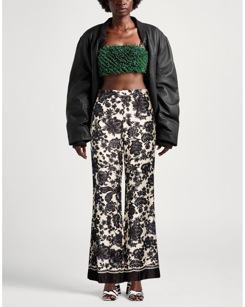 Sandro Black Pants Viscose