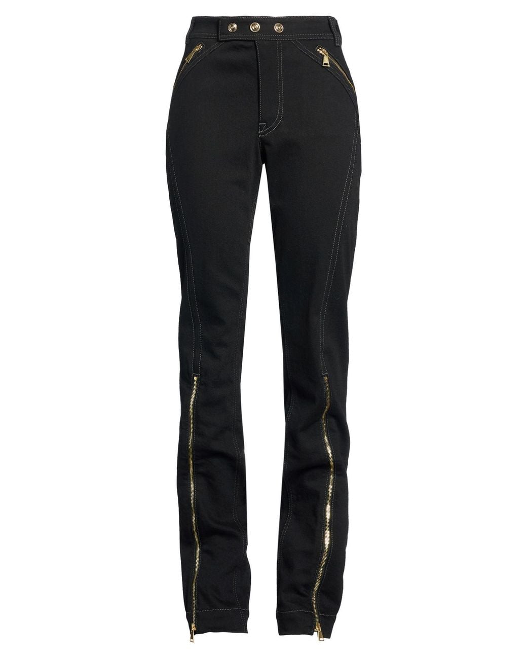 Versace Jeans Couture Black Jeans Cotton, Elastane
