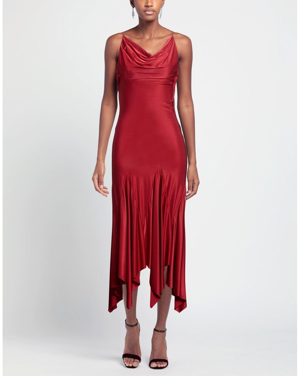 Alexandre Vauthier Red Maxi Dress