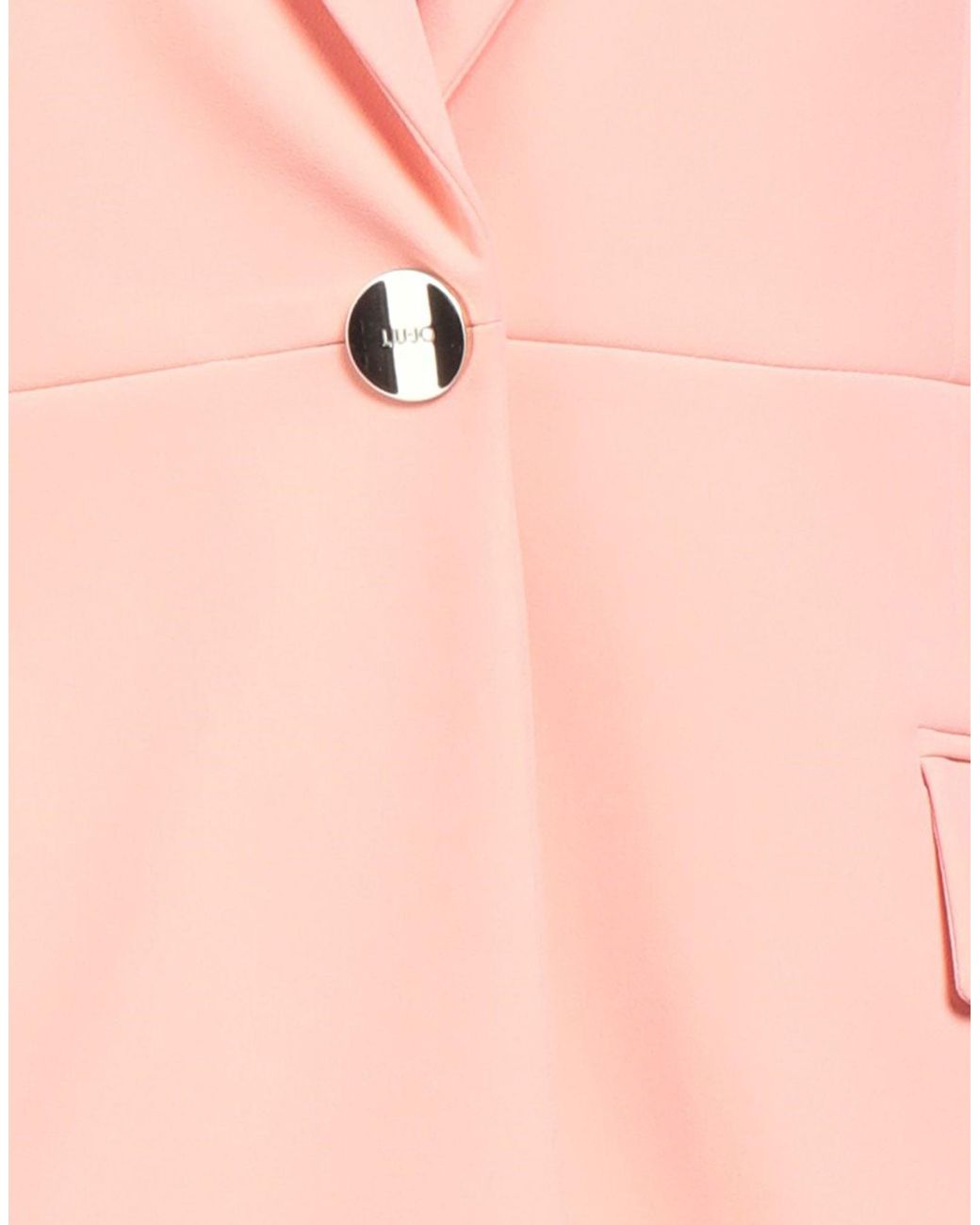 Liu Jo Pink Blazer Polyester, Elastane