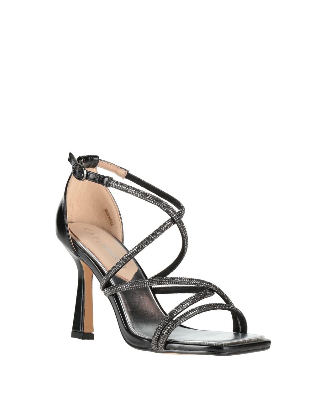 CafeNoir Metallic Sandals