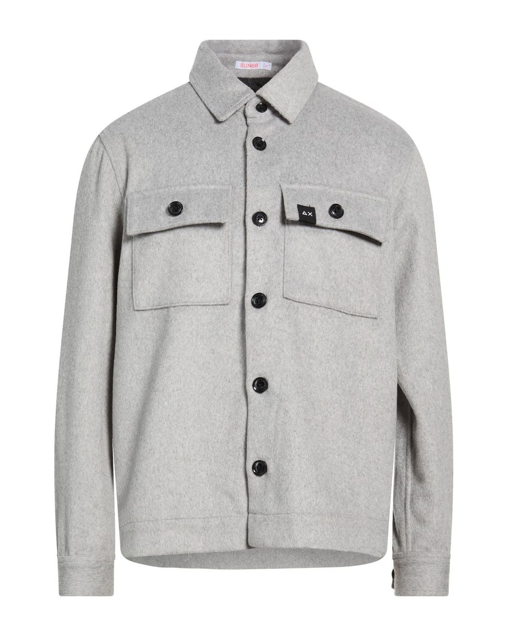 Sun 68 Gray Jacket for men