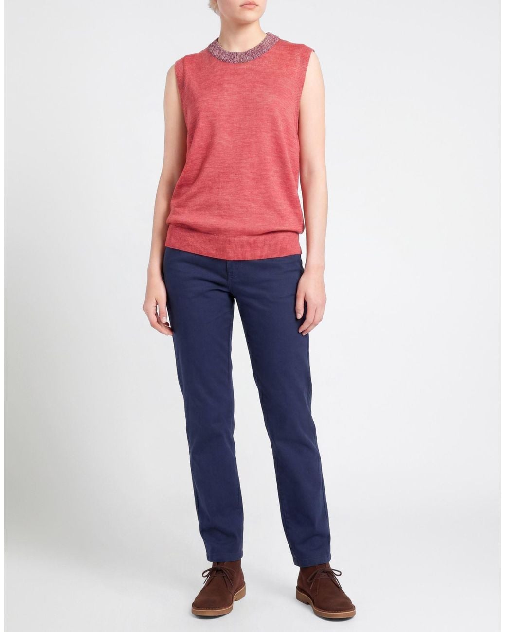 Woolrich Pink Brick Sweater Linen