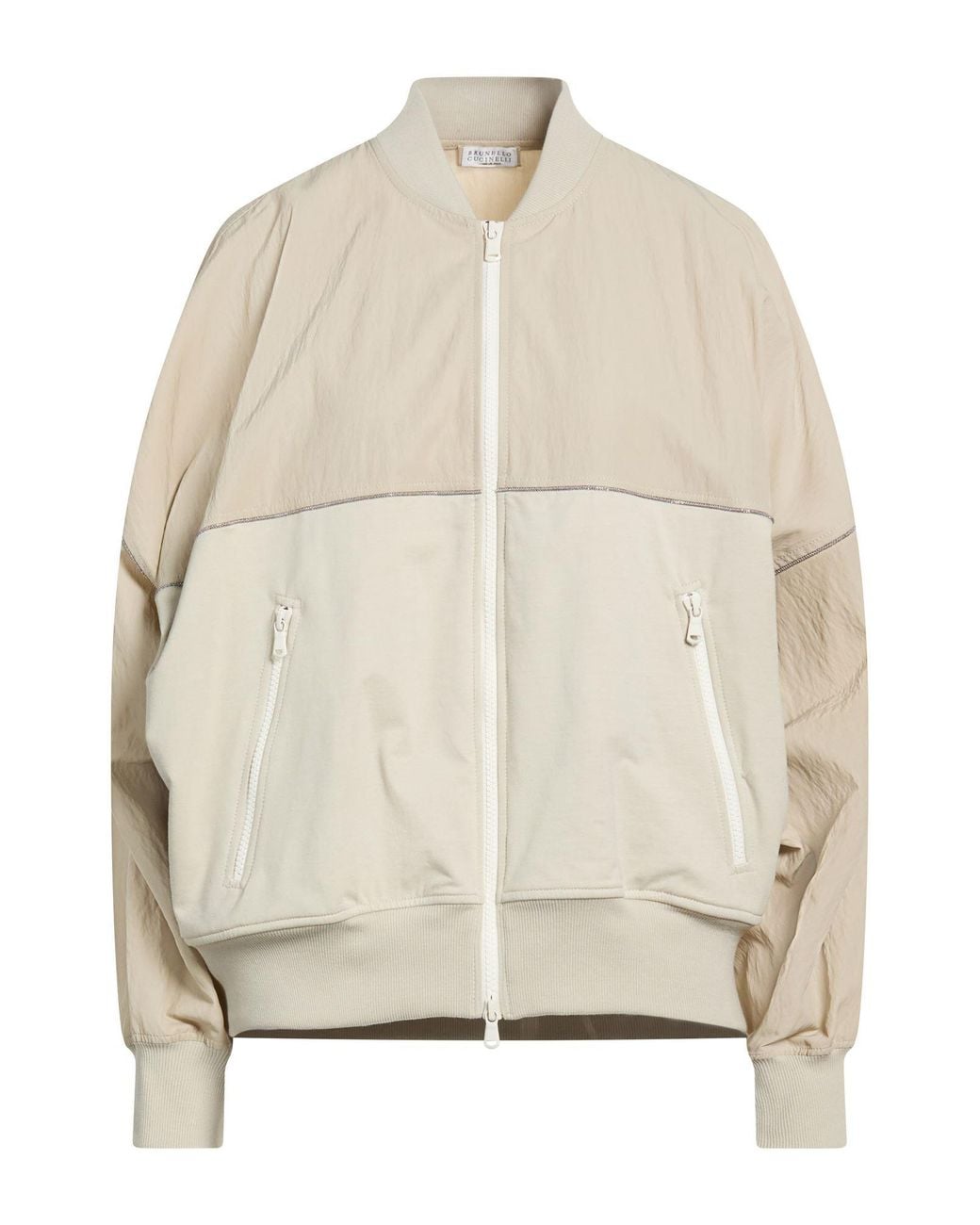 Brunello Cucinelli Natural Jacket Cotton, Elastane, Viscose, Polyamide, Brass