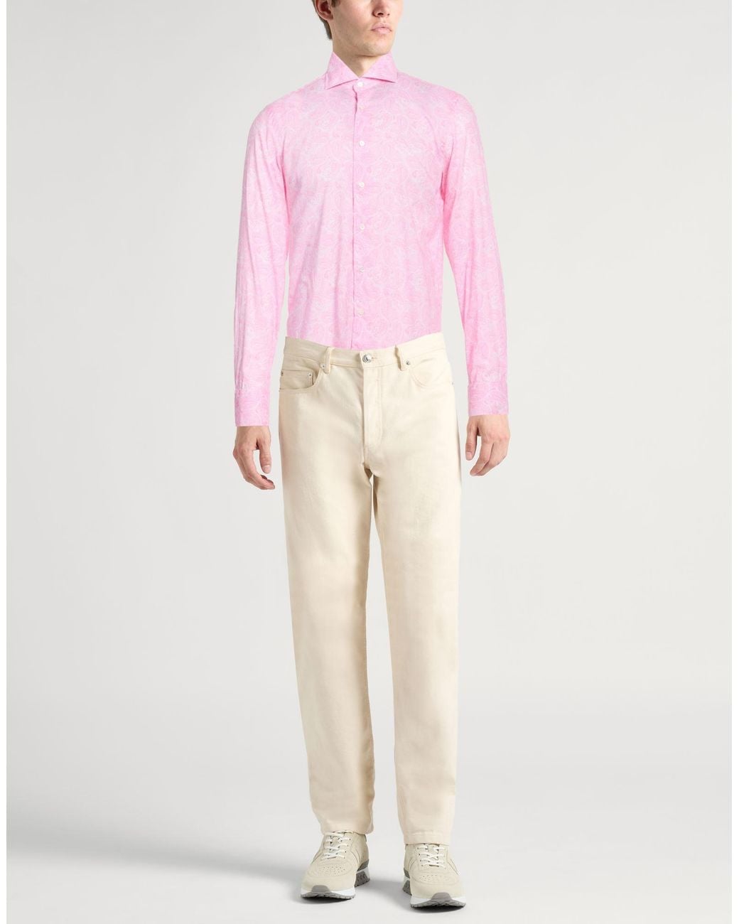 Fedeli Pink Shirts for men
