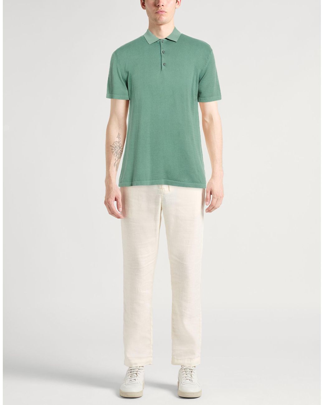 Crossley Green Polo Shirt for men