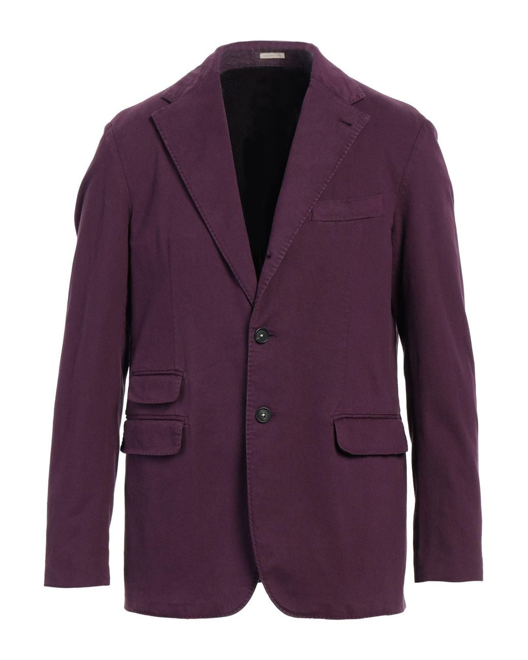 Massimo Alba Purple Cashmere-Blend Gabardine Blazer for men