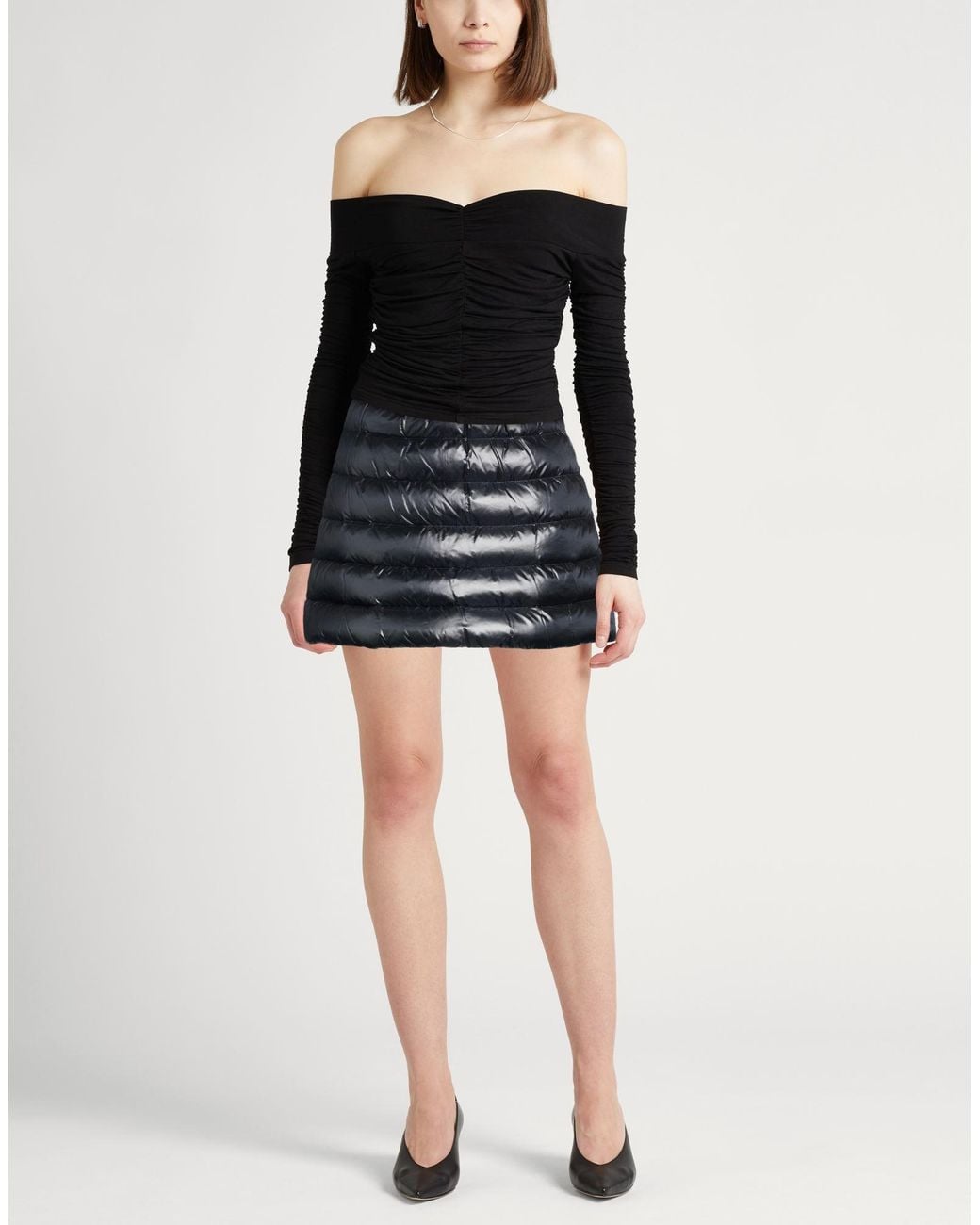 Herno Black Mini Skirt