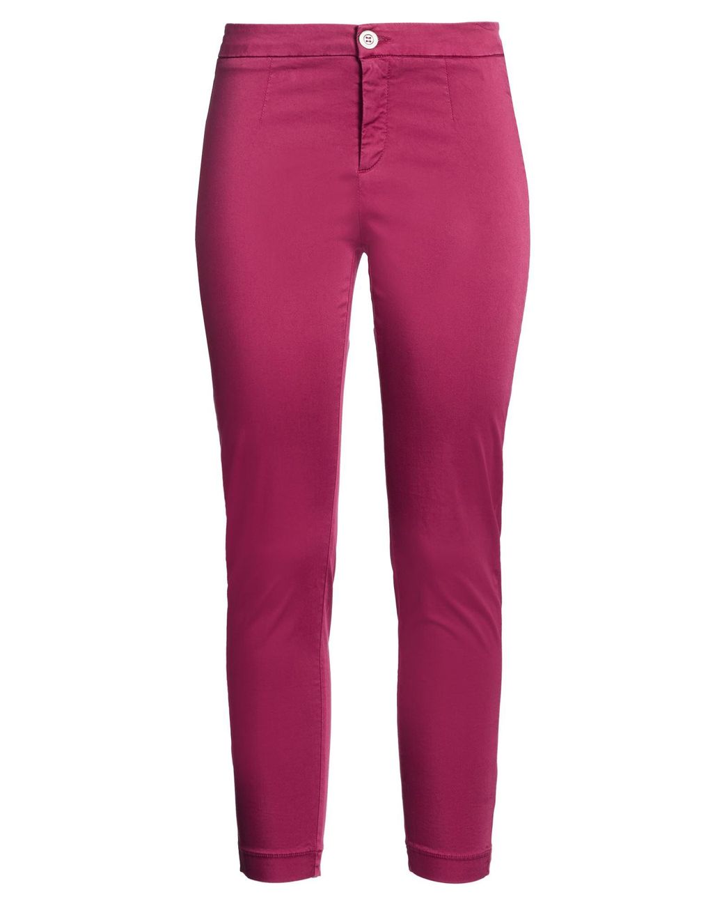 Nero Giardini Red Pants Cotton, Elastane