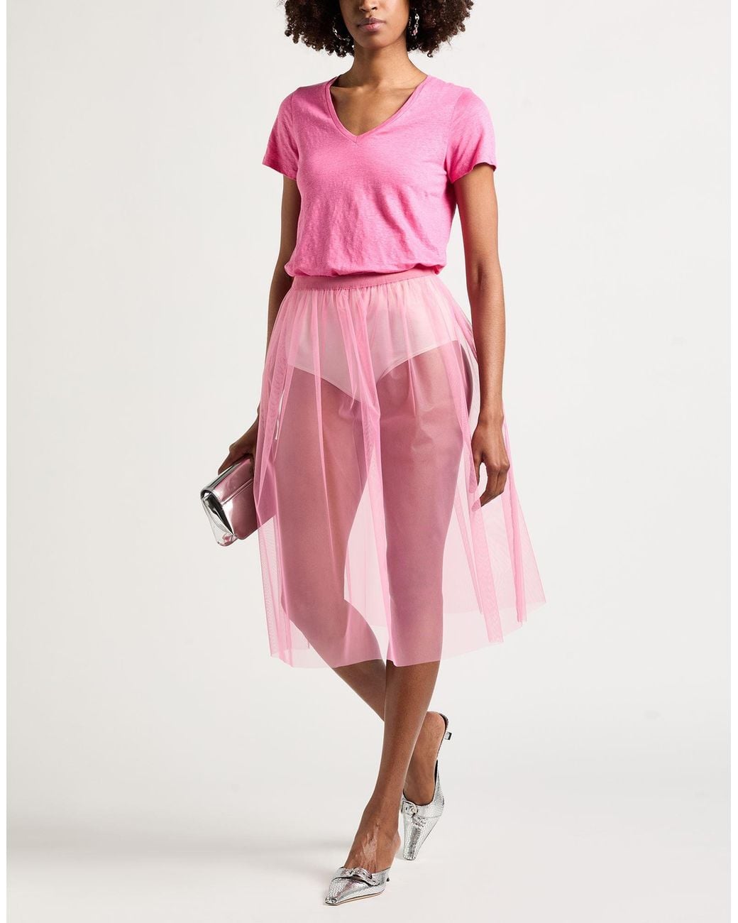 Majestic Filatures Pink T-shirt